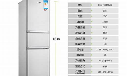 冰箱尺寸标准图_冰箱尺寸标准尺寸是多少