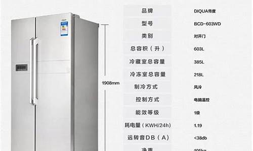 双门冰箱尺寸长宽高_一般双门冰箱尺寸长宽高